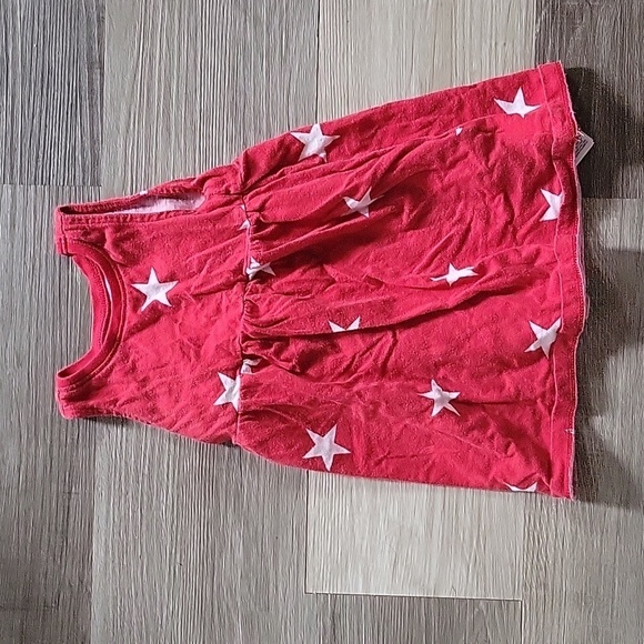 Old Navy Patriotic Red with Stars Dress Size 6-12M - Picture 2 of 7